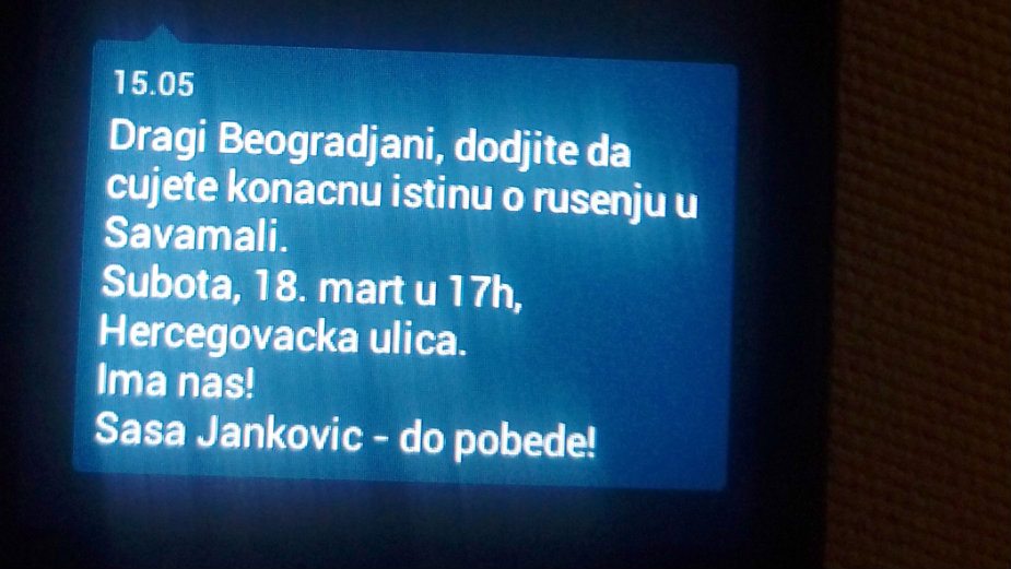 MUP ipak odobrio skup Saše Jankovića u Hercegovačkoj 2