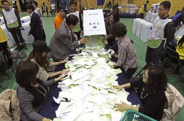 Kako se broje glasovi u Južnoj Koreji? 1