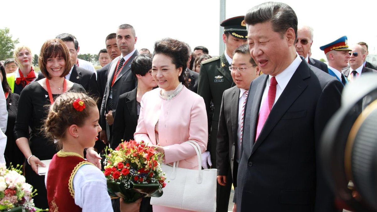 Svečani doček predsednika Kine ispred Palate Srbija 1
