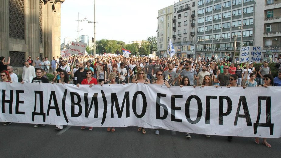 Protest i šetnja zbog Savamale 1