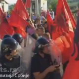 Protest i sukobi zbog dolaska raseljenih Srba 3