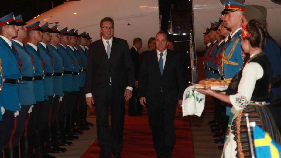 Švedski premijer stigao u Beograd 1