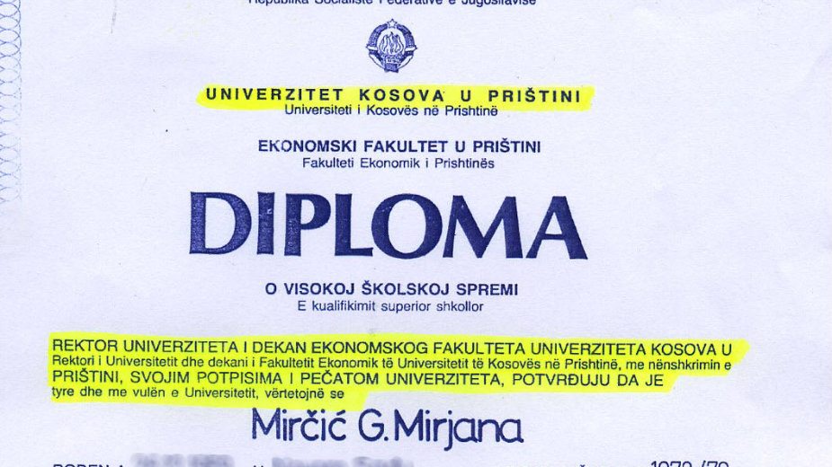 Policija proverava diplomu Mirjane Labović 1