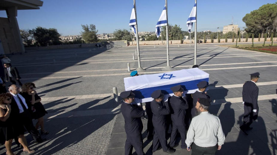 Sahranjen Šimon Peres 1