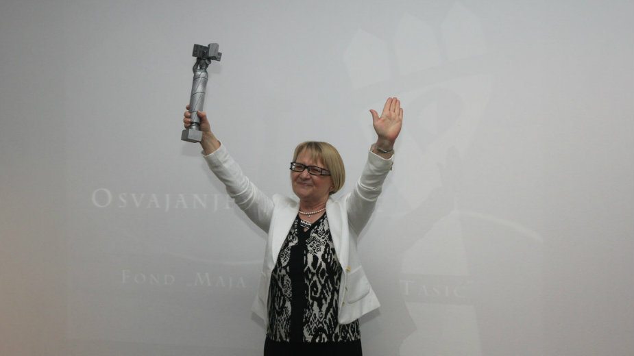Ljiljana Spasić dobitnik nagrade "Osvajanje slobode" 1