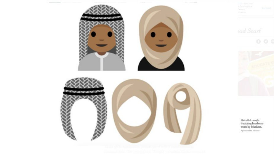 Tinejdžerka predložila emotikone žena u maramama 1