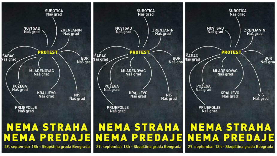 Podrška protestu Ne da(vi)mo Beograd 1