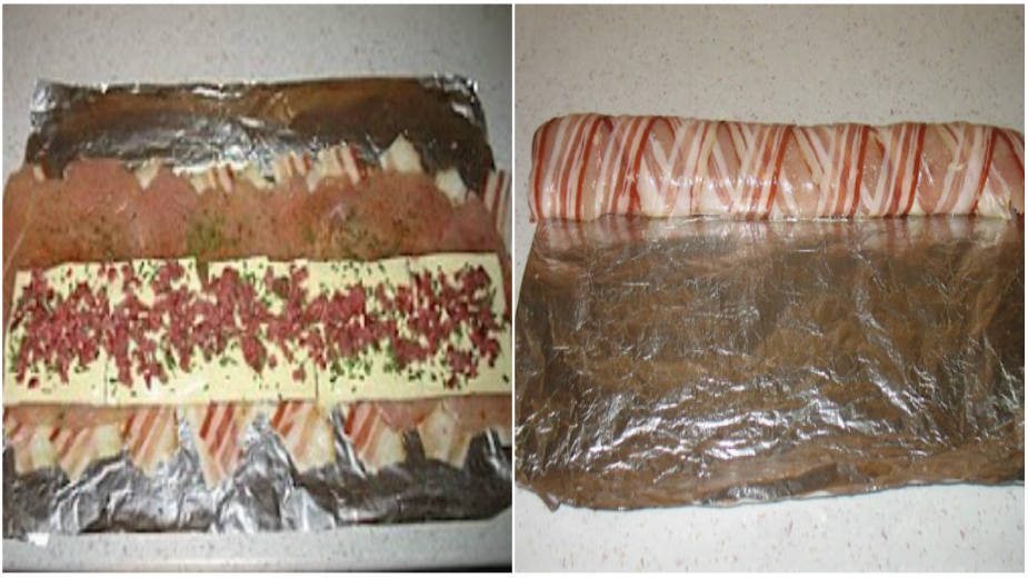 Recept nedelje: Rolat od piletine i pančete 2