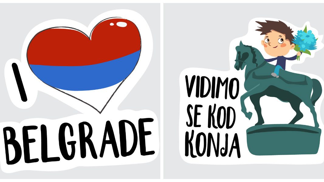 Stikeri o Beogradu na Viberu 2