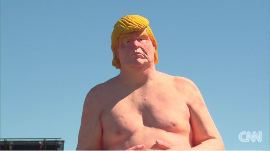 U Majamiju ukradena statua golog Trampa 1