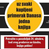 Knjiga na poklon danas uz Danas 4