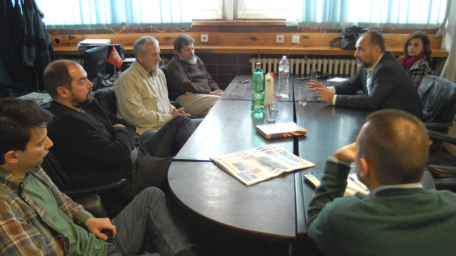 Saša Janković posetio redakciju Danasa 1