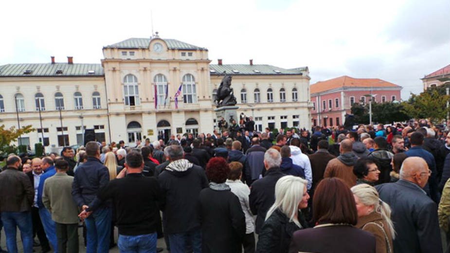 Održan protest koalicije "Bijeljina pobjeđuje" 1