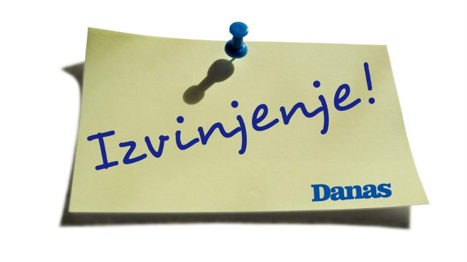 Izvinjenje čitaocima 1