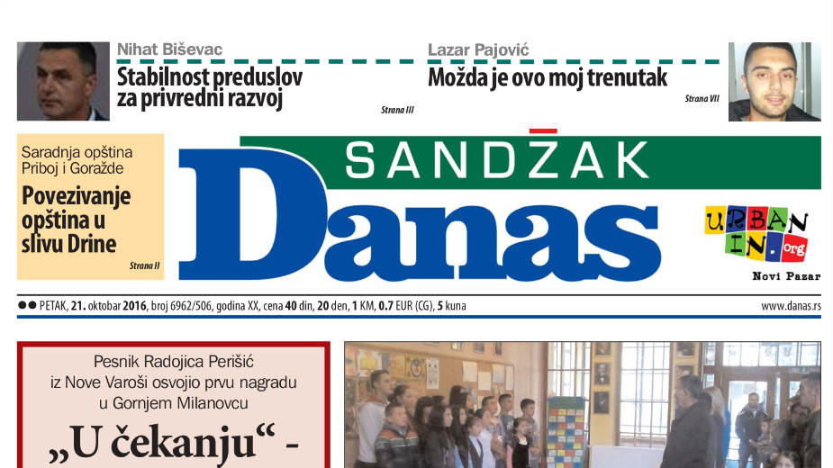 Sandžak Danas - 21. oktobar 1 Sandžak Danas - 21. oktobar 1