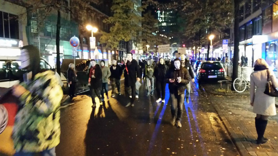 Anonimusi na ulicama, marš "Milion maski" širom sveta 1