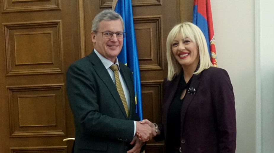 Ministarka Joksimović sa austrijskim ambasadorom o erointegracijama 1