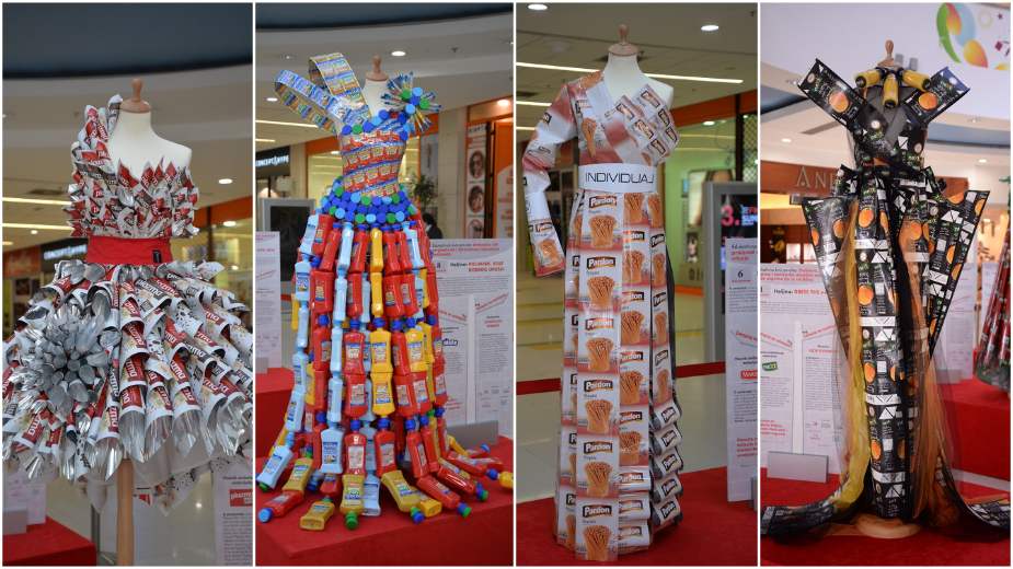 Haljine od ambalažnog materijala 1