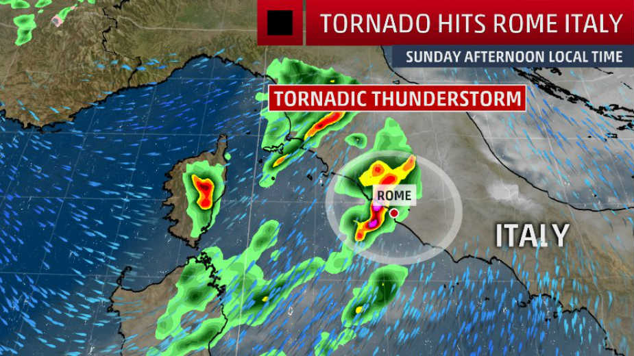 Jako nevreme zahvatilo Rim, ima nastradalih 1