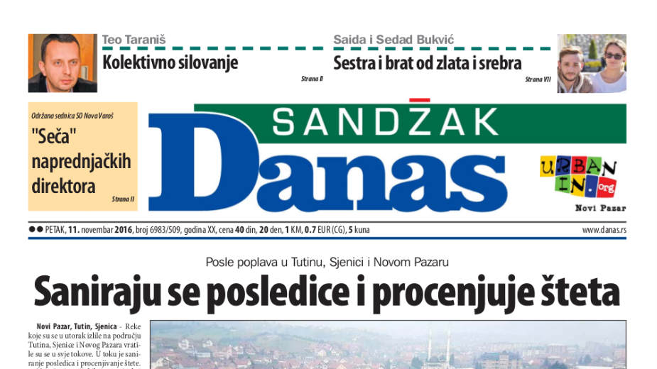 Sandžak Danas - 11. novembar 1 Sandžak Danas - 11. novembar 1