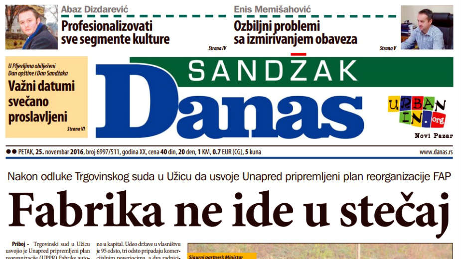 Sandžak - 25. novembar 2015. 1