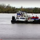 Teretni brod udario u pristan na Dunavu u Novom Sadu 3