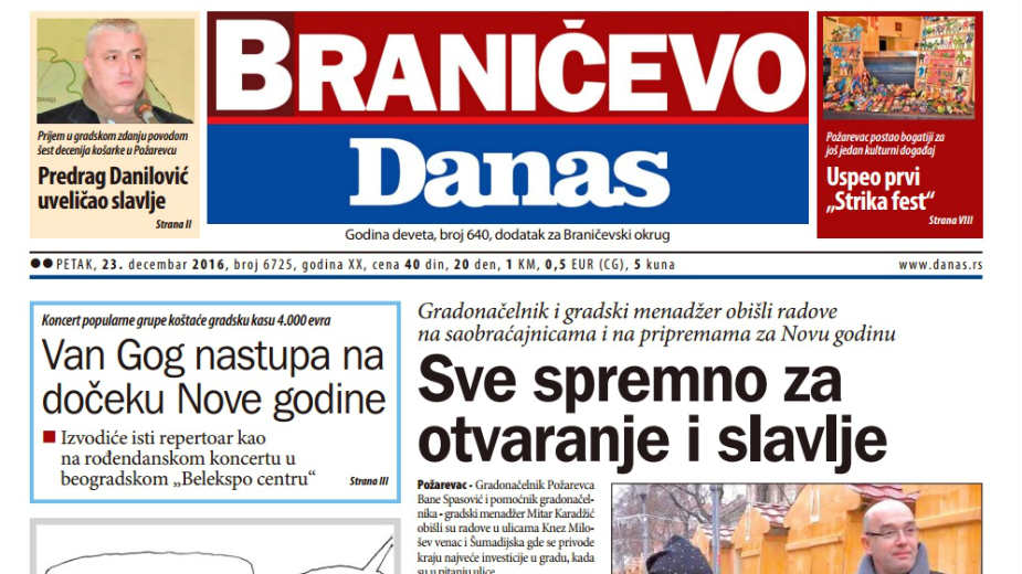Braničevo - 23. decembar 2016. 1