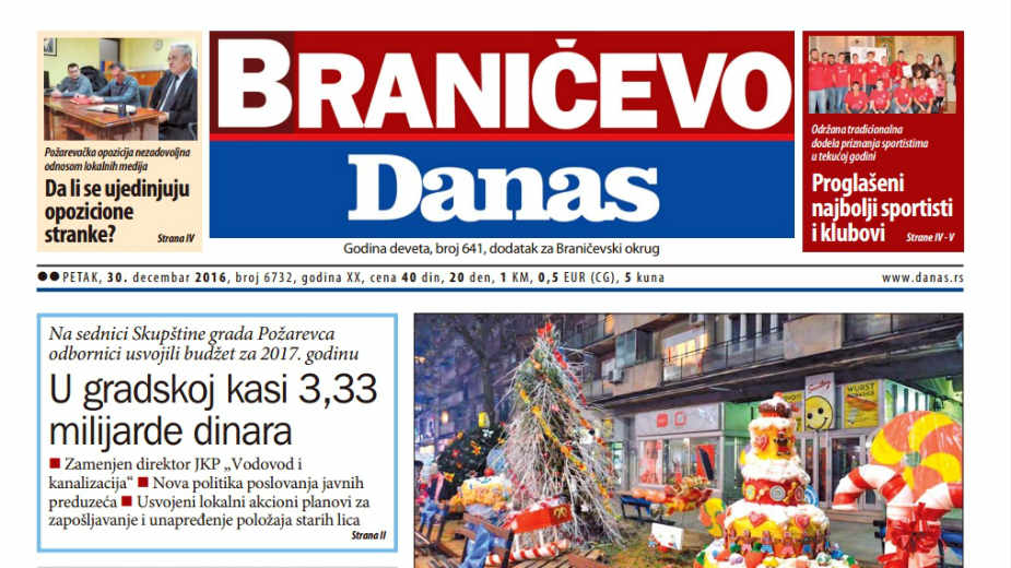 Braničevo - 30. decembar 2016. 1
