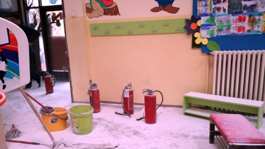 "Grobari" demolirali vrtić Neven 1 "Grobari" demolirali vrtić Neven 1