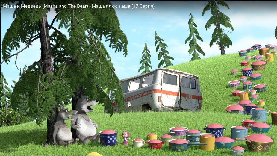 "Maša i kaša" šesti najgledaniji snimak u istoriji YouTube 1