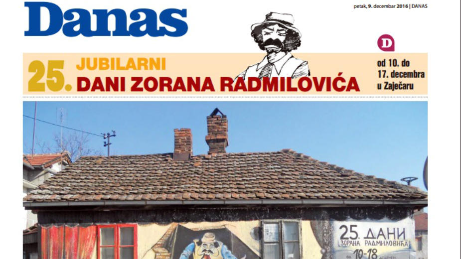 Dani Zorana Radmilovića od 10. do 17. decembra 1
