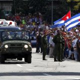 Urna s pepelom Kastra stigla u Santijago de Kubu 12