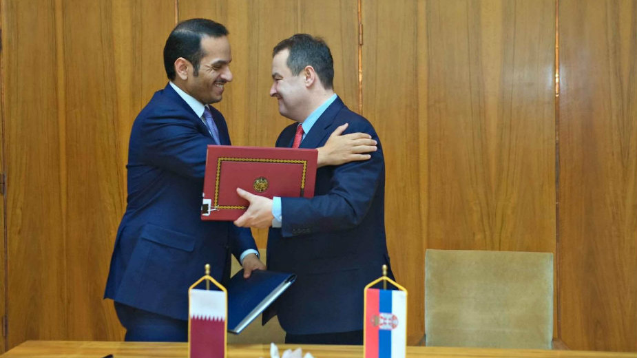 Dačić potpisao sporazum o konsultacijama sa Katarom 1