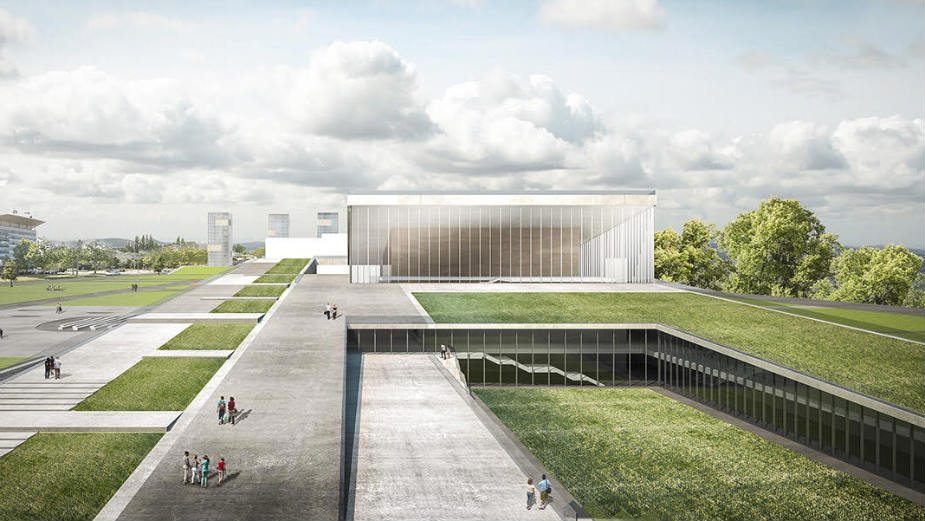 Park na krovu filharmonije 2