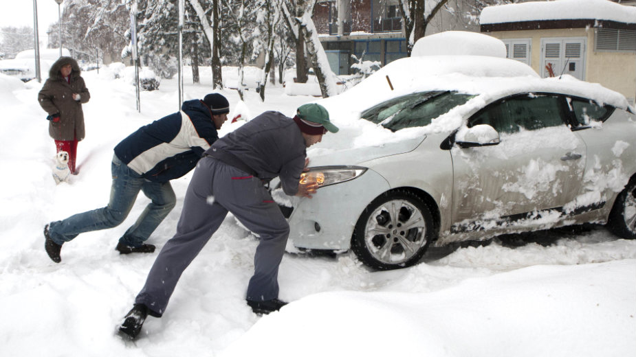 Snežna mećava u Hrvatskoj 1
