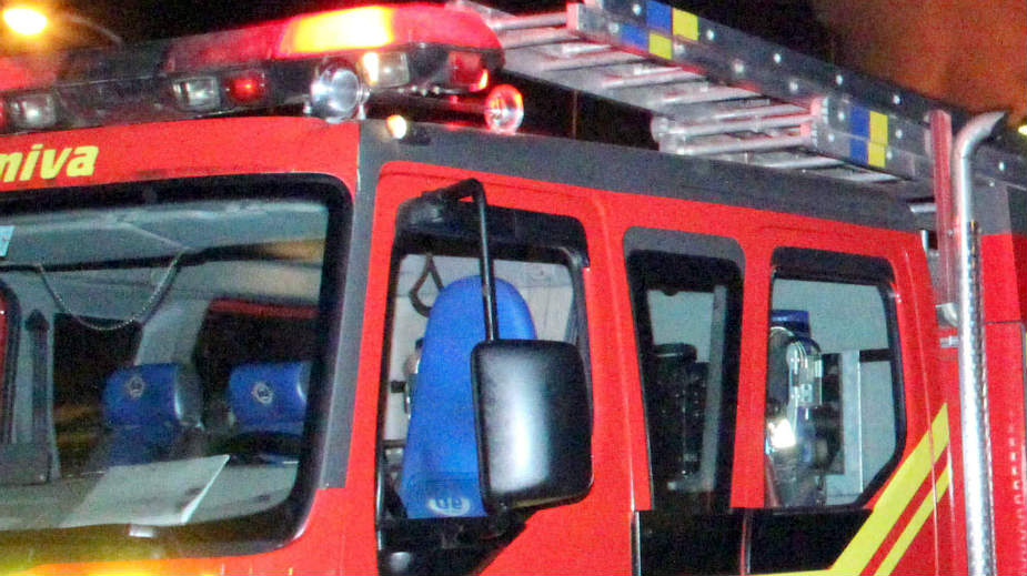 Eksplozija u Londonu, zgrada u plamenu 1