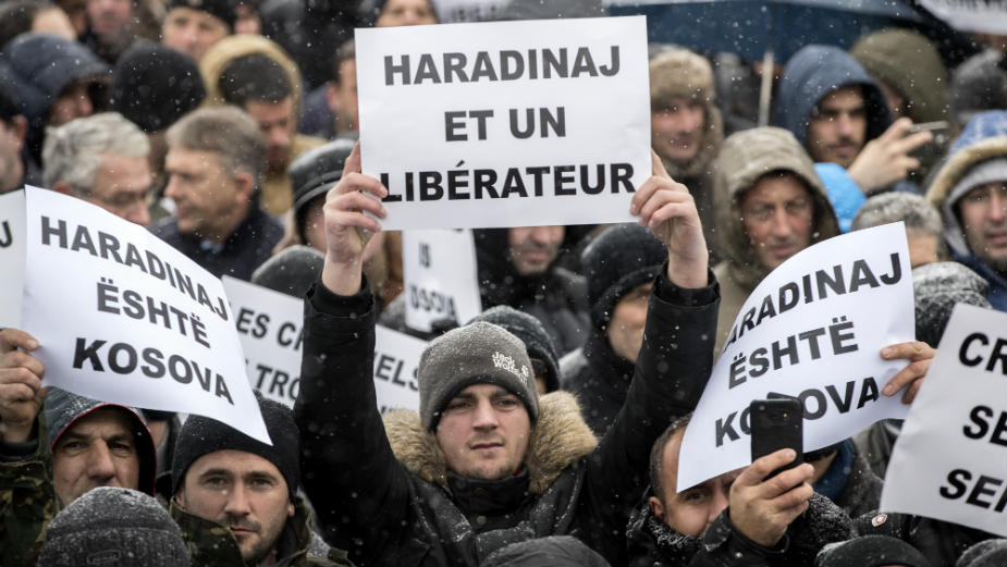 Protesti zbog hapšenja Haradinaja 1