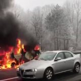 Lančani udesi, kola Hitne pomoći u plamenu 3