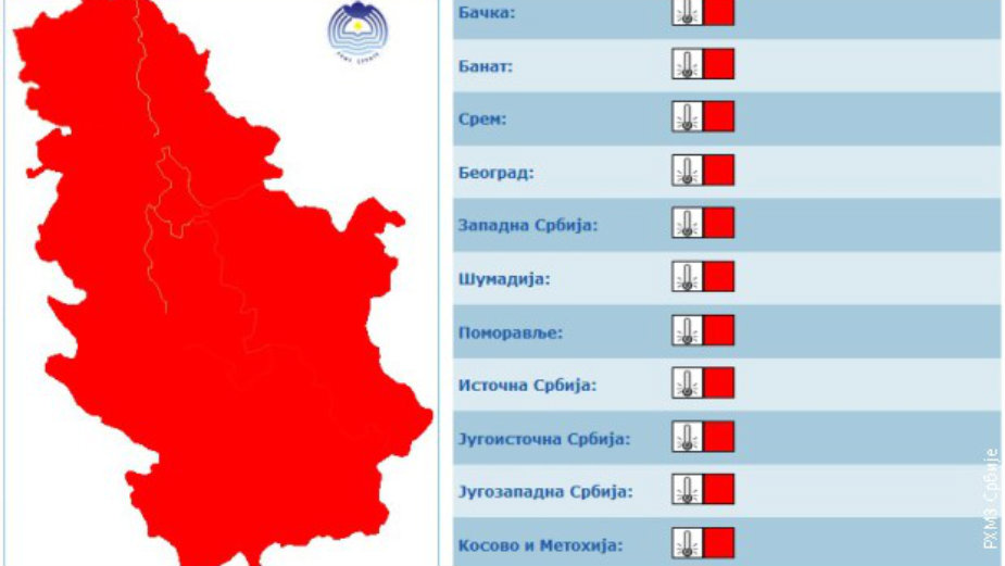 Hladno do srede: Crveni alarm za celu Srbiju 1