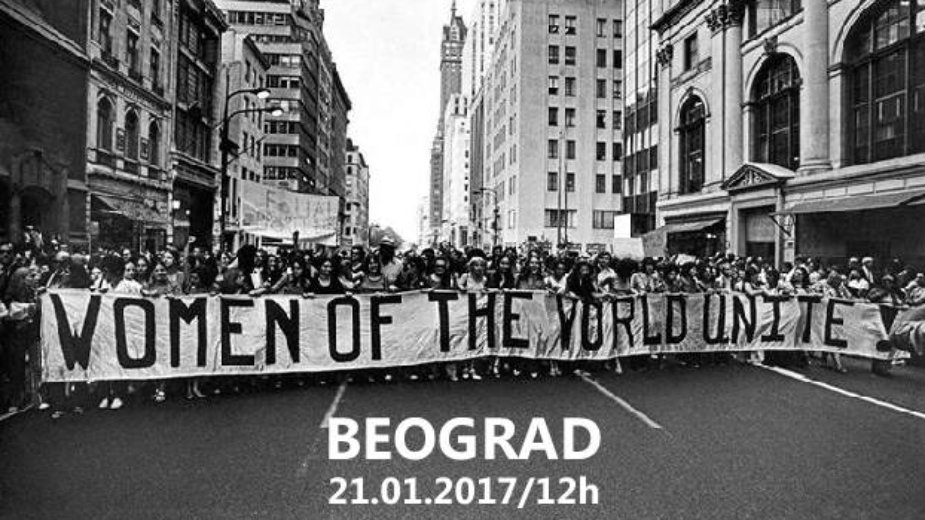 Ženski marš protiv fašizma i u Srbiji 1