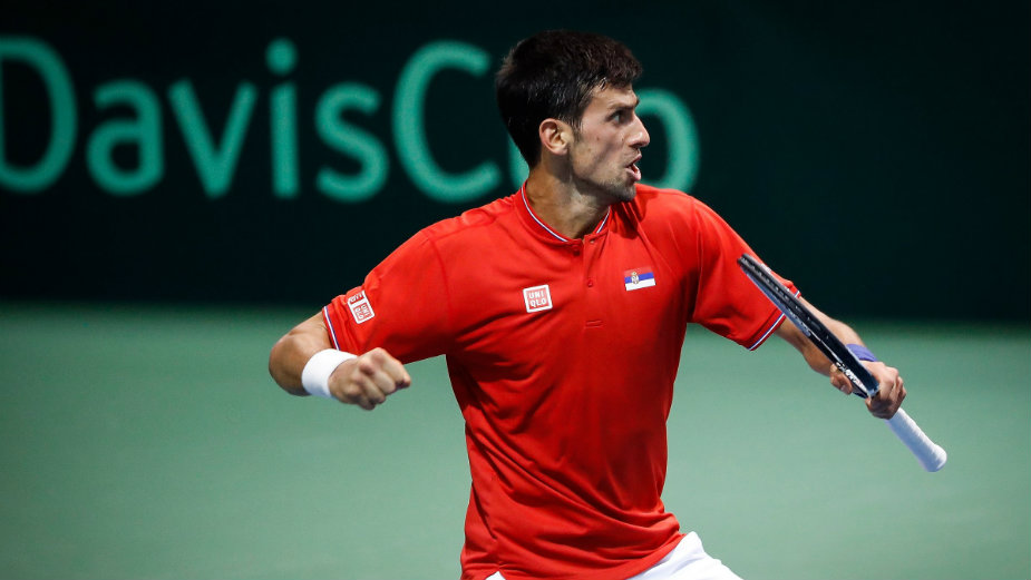 Medvedev predao Đokoviću, Srbija 2-0 1