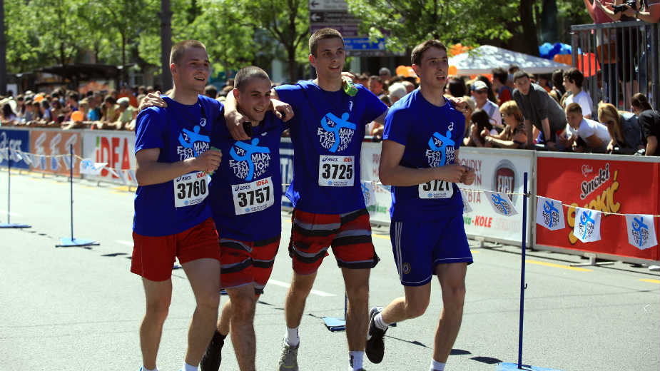 Štafetni polumaraton na 30. Beogradskom maratonu 1