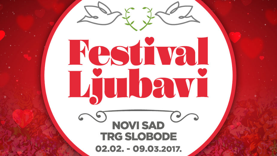 Festival ljubavi u Novom Sadu od 3. februara 1