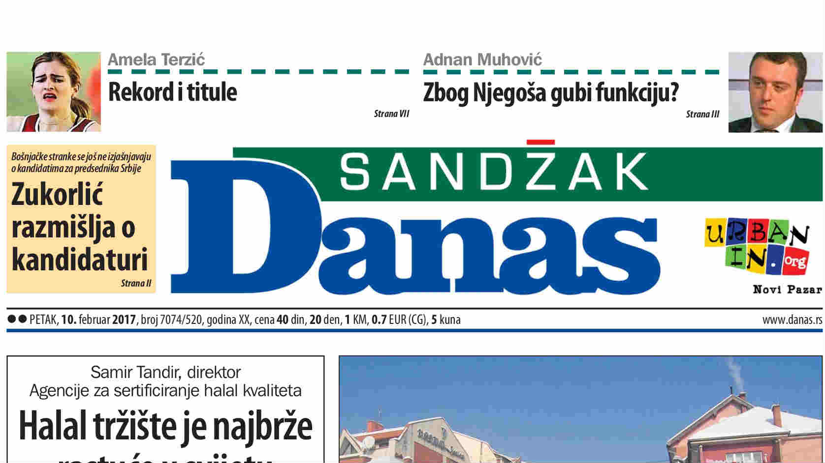 Sandžak Danas - 10. februar 1 Sandžak Danas - 10. februar 1