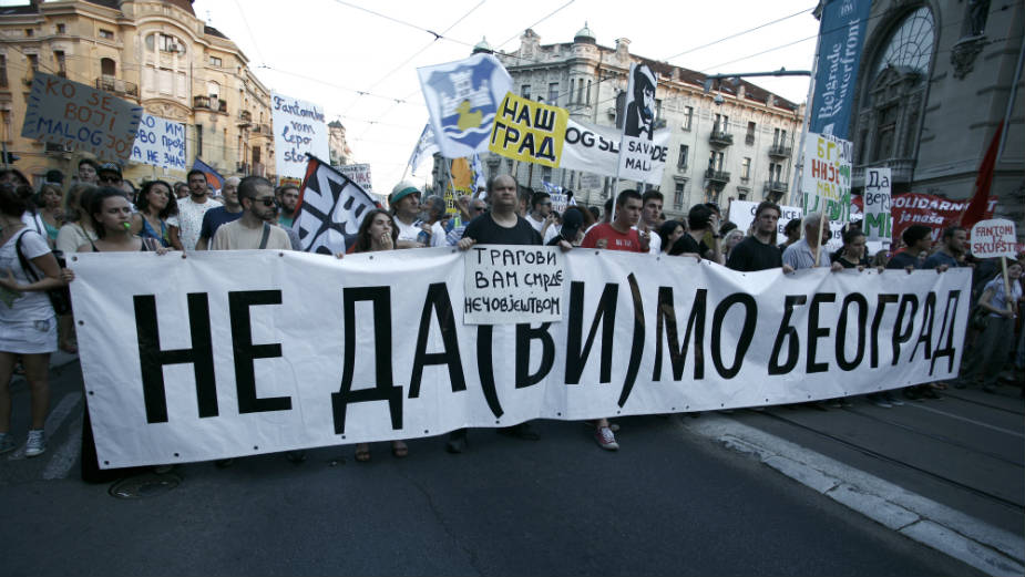 Policija sprečila Ne da(vi)mo Beograd da dočekaju Malog 1