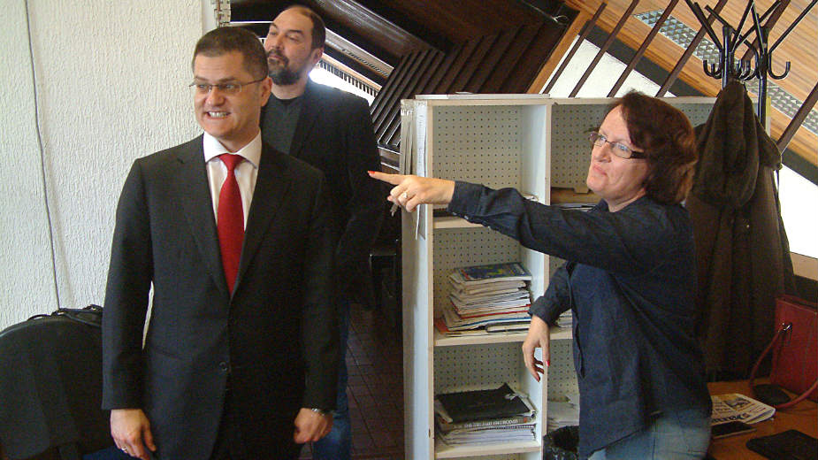 Vuk Jeremić posetio redakciju Danasa 1