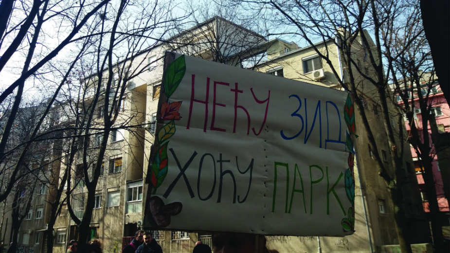 Opština Vračar obećala da će park biti sačuvan 1
