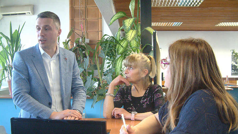 Boško Obradović posetio redakciju Danasa 1