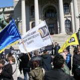 Prosvetari ispred Vlade 17. marta 8