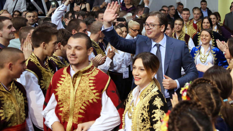 Naređenje za pevanje SNS-u u "Areni" 1